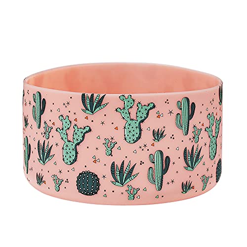 WK IEASON Flask - Funda de silicona para maletero, sin BPA, protector de parte inferior de la maletera, 12-40 onzas para Hydro Yeti Flask y más (32-40 onzas, cactus rosa fresco) Cover