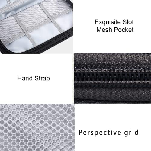 NEUSID Universal Kabeltasche Klein Wasserdicht Kabel Organizer Tasche Elektronik Reise Zubehör Tasche Tech Pouch Cable Organizer Bag für USB Powerbank SD Karte Ladekabel