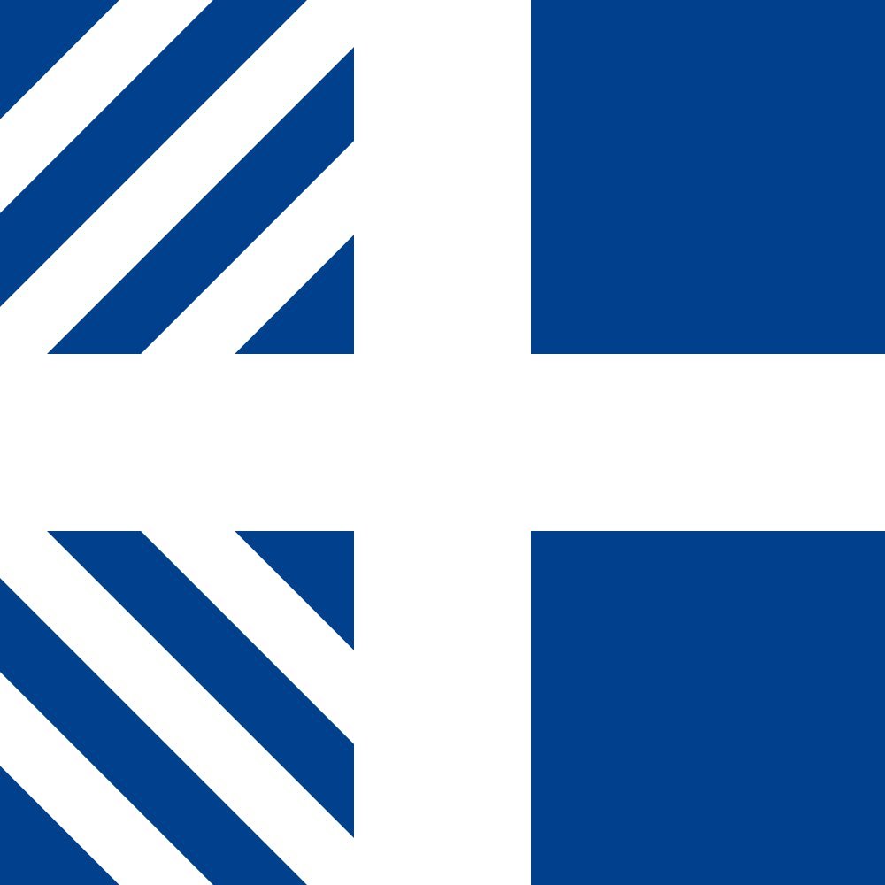 Drapeau militaire de Grèce XL pavillon de prestige pour mât extérieur