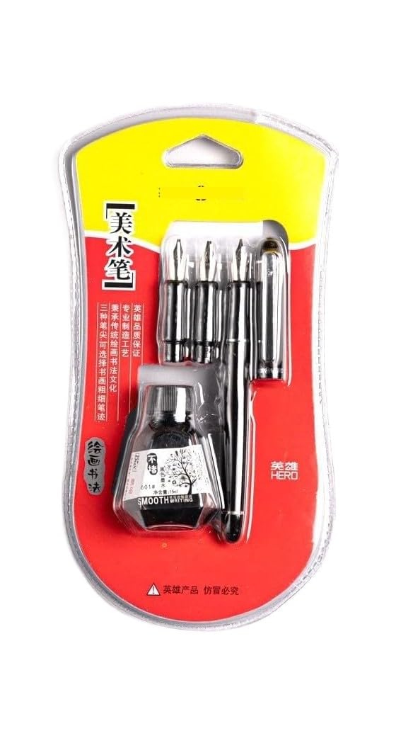 Worison Complete Calligraphy Pen Set With 2 Nib Holders,Blue