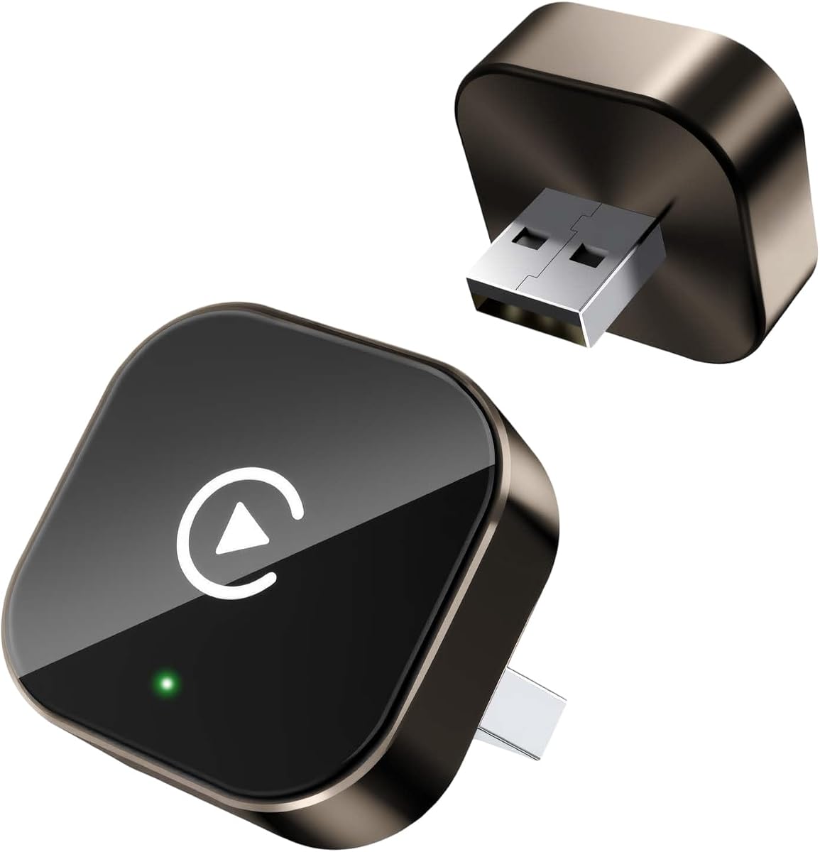 2026 Wireless CarPlay Adapter for iPhone & Android Device | Fast Auto-Connect, Stable Connection, Mini Size Plug，Apple iPhone & Android, 2-in-1 Adapter, Convert Wired to Wireless Dongle