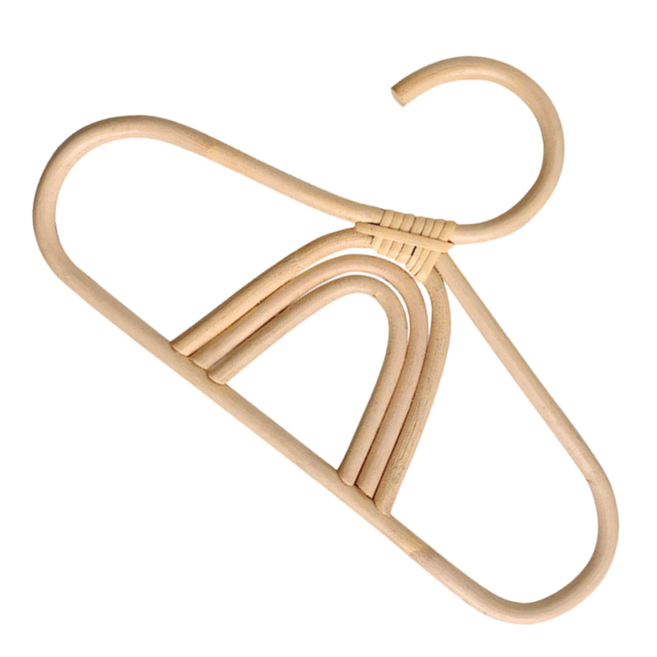 PRETYZOOM Boys and Girls Rattan Hangers Baby Hangers for Closet Decorative for Boys and Girls Dressing
