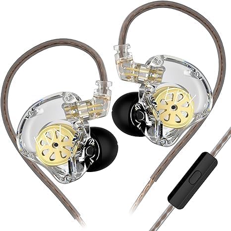 KZ EDX Lite �C���z���L�� �C�����j �w�b�h�t�H�� �C���C���[ Wired Earphones 1DD 10mm�A�b�v�_�C�i�~�b�N�h���C�o �Q�[�~���O ���|�� HIFI���� �Չ� �d�ቹ �n�C�G���h �l�ԍH�w �ቹ���� ���P�[�u���Ή� �X�|��c/