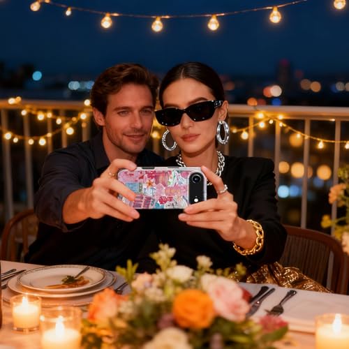Coque iPhone 17 Air fleurs sauvages silicone double couche Esdot