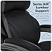 Serta Jackson Big and Tall Executive Home Office Chair with Smart Layers Technology, Wide Seat Cushion, Modern Comfy DeskChairs with Rolling Swivel Wheels, Bonded Leather, Black