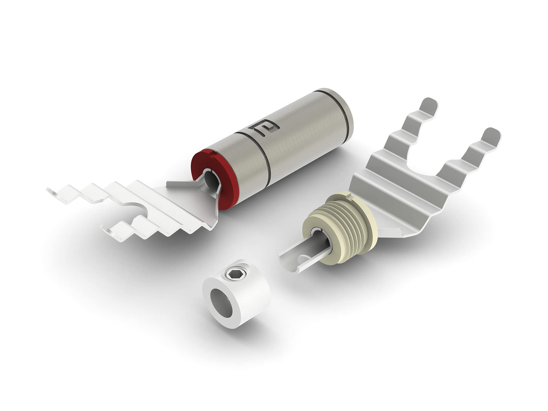 aeco.tw aeco Spade Plug ASP-1953, 4pcs/1set, Pure Silver