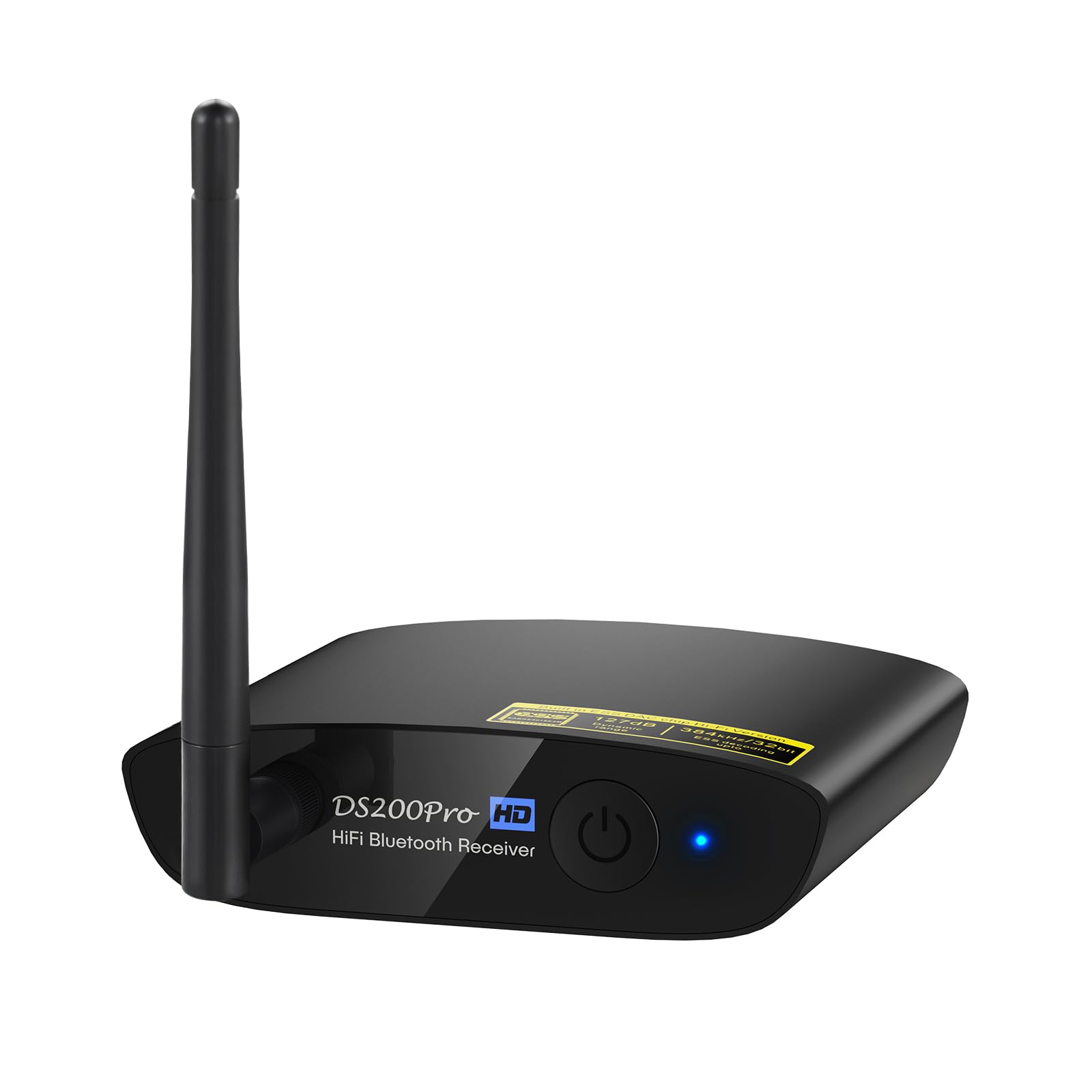 1Mii DS200Pro HiFi Récepteur Bluetooth 5.3 avec DAC Audiophile, LDAC Adaptateur Audio sans Fil pour Chaîne Stéréo, aptX HD/LL, Longue Portée, Diffusion de Musique vers Haut-parleurs, RCA Optique