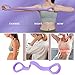 Kvittra Figure 8 Fitness Resistance Band, Arm|Back Training Elastic Ropes - Pure Barre Workout Chest Arm and Shoulder Stretch Bands Exercise Equipment for Physical Therapy,Yoga,Pilates, Stretching