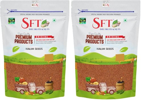 Image of SFT Premium Halim Seeds For Eating | 400g |Garden Cress Aliv Seeds | Hygienically Packed | Raw and Natural | Halim SeedI Used in Cooking, Baking, Smoothies and Other Beverages and Hair Growth