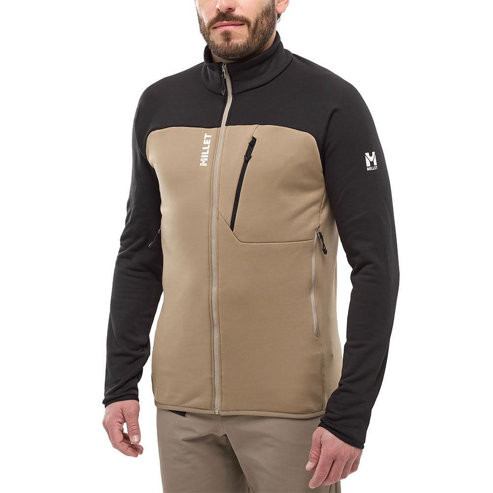MILLET Men's Fleece Jacket Stretch Warm Comfortable Functional – SENECA FLEECE