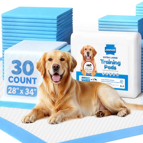 Image of Dog Pee Pad, Puppy Potty Training Pet Pads Dog Pads Extra Large Disposable Super Absorbent & Leak-Free Pee Pads 28 inchx34 inch