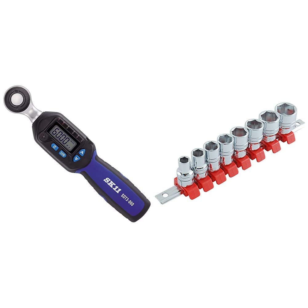 Amazon | SK11(エスケー11) デジタルトルクレンチ 差込角 9.5mm 3~60N 