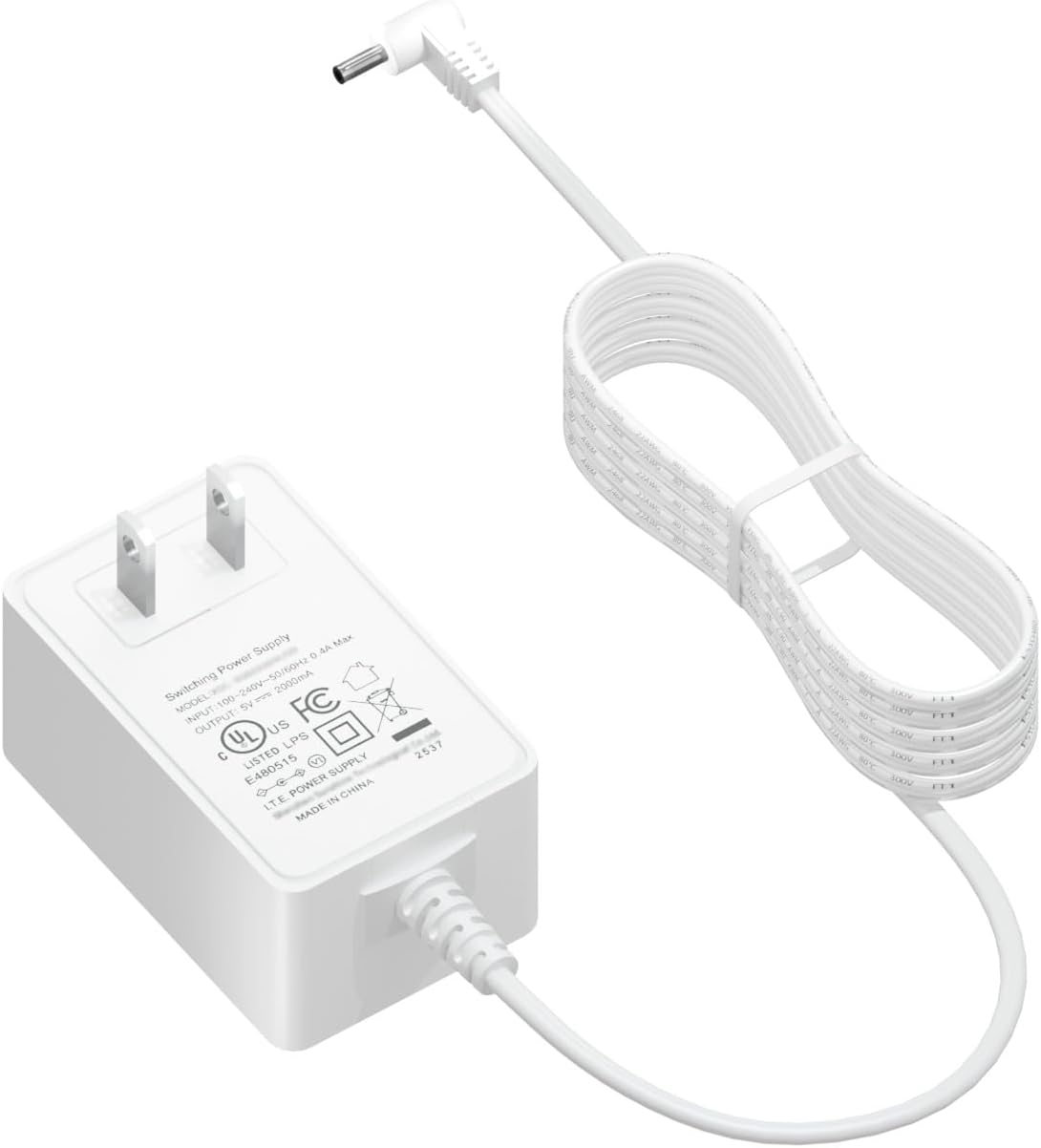 5V Charger for Infant Optics DXR-8 Pro / DXR8 Pro 5″ DXR 8 3.2″ Screen Parent Handheld Baby Monitor Unit 10ft Power Cord (2019 Version or Later) (NOT for Camera Unit)