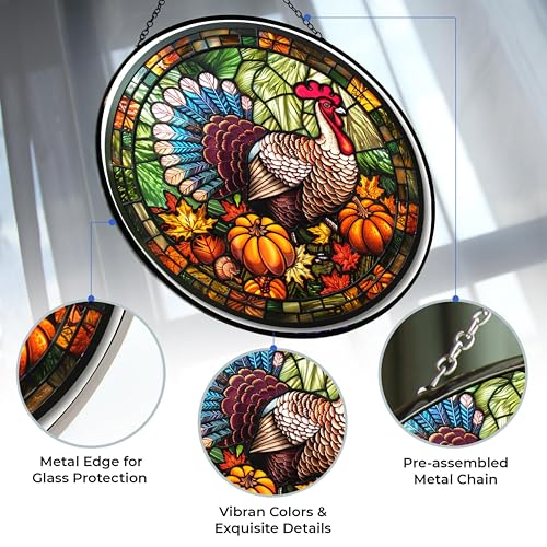 Name-Thanksgiving-Turkey-Pumpkin-Stained-Glass-Window-Hanging-by-Clare-Donovan-Suncatcher-Suncatcher-with-Suncatcher-Stained-Glass-Christmas-Halloween Name Thanksgiving Turkey Pumpkin Stained Glass Window Hanging by Clare Donovan Suncatcher Suncatcher with Suncatcher Stained Glass Christmas Halloween