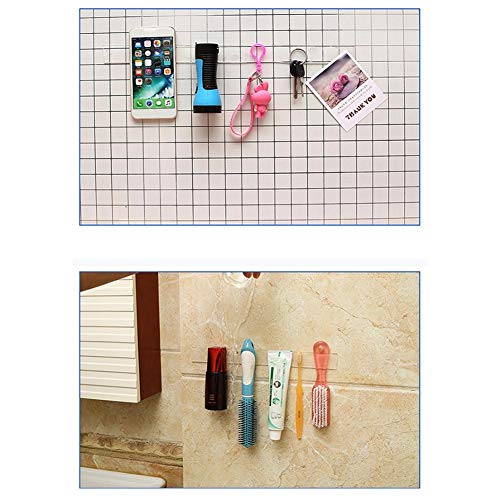 Fita adesiva dupla face lavável Nano Gel Grip Traceless, Runshiwan Multifuncional Reutilizável Fitas