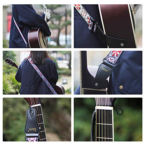 HUIOP GS-02 Sangles de guitare réglables pour broderie pour accessoires guitares électriques acoustiques,jaune,sangles de guitare - Les Beatles, Paul McCartney, John Lennon, RIngo Starr, George Harrison HUIOP GS-02 Sangles de guitare réglables pour broderie pour accessoires guitares électriques acoustiques,jaune,sangles de guitare – Image 6