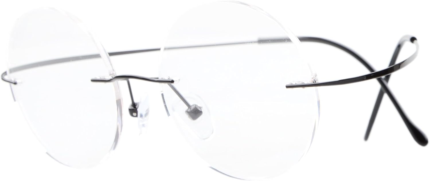 Buy Eyekepper Titanium Rimless Optical Frame at Ubuy Kuwait