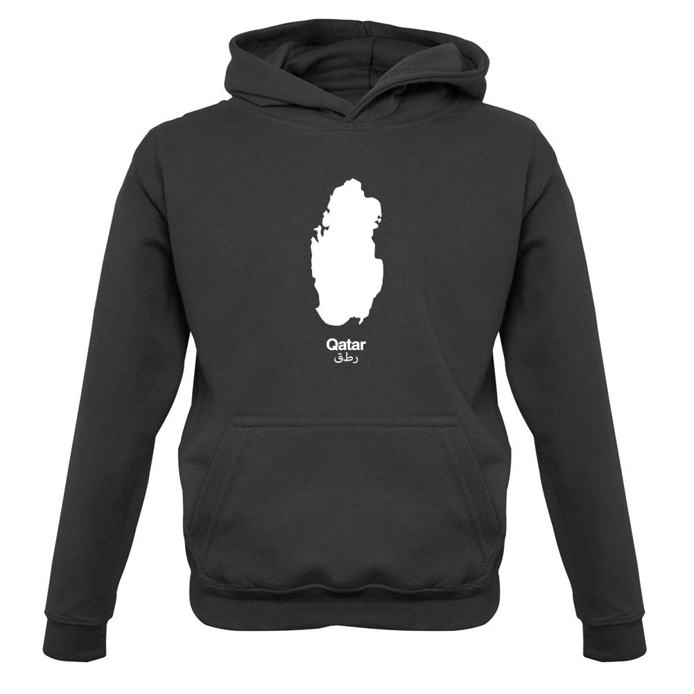 Qatar Silhouette - Childrens/Kids Pullover Hoodie