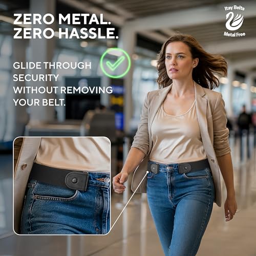 Metal Free No Buckle Stretch Belt for Men4