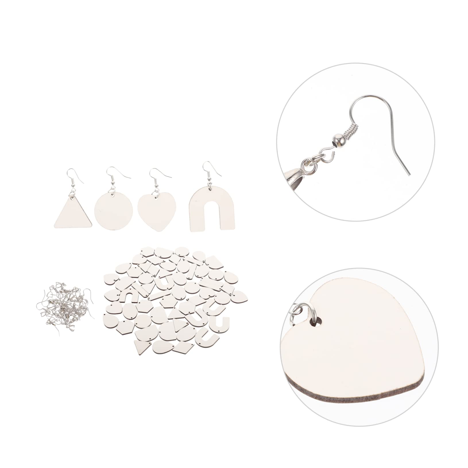 Lurrose 3sätze Sublimation Ohrringen Handgemachte Ohrring Blanks Für Schmuck Doppelseitige Druckbare Ohrringe Für Kreative Und Persönliche Anpassungen