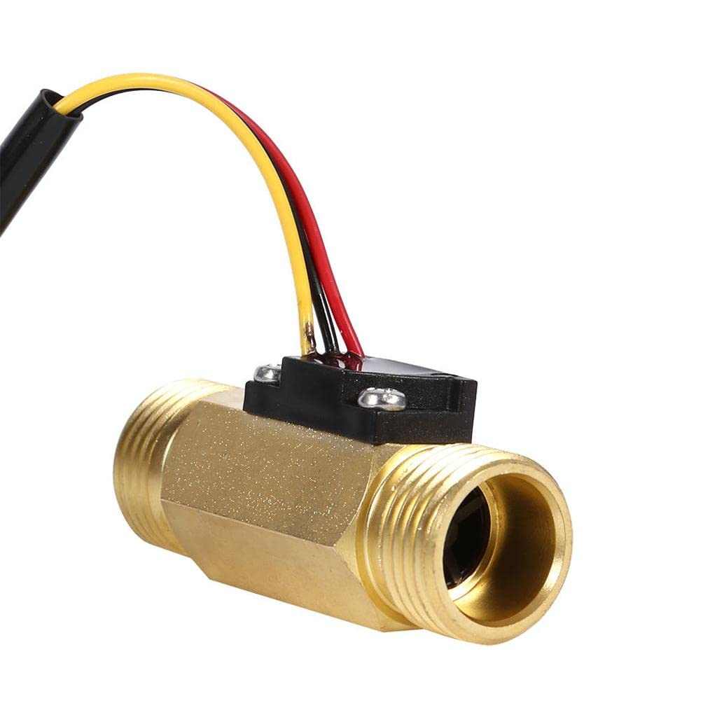 CALANDIS® G1/2 Copper Hall Effect Liquid Water Flow Sensor Switch Flowmeter Meter "-image-29