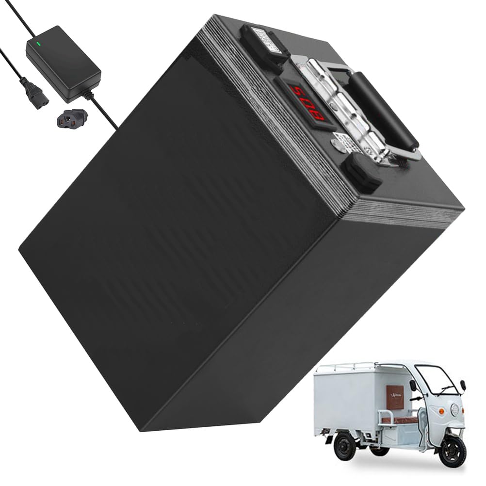 Motorcycle Battery 48V 60V 72V LiFePO4 Battery 15Ah 17Ah 22Ah 28Ah 38Ah 40Ah 45Ah 55Ah with Charger for 0-4000W Motor