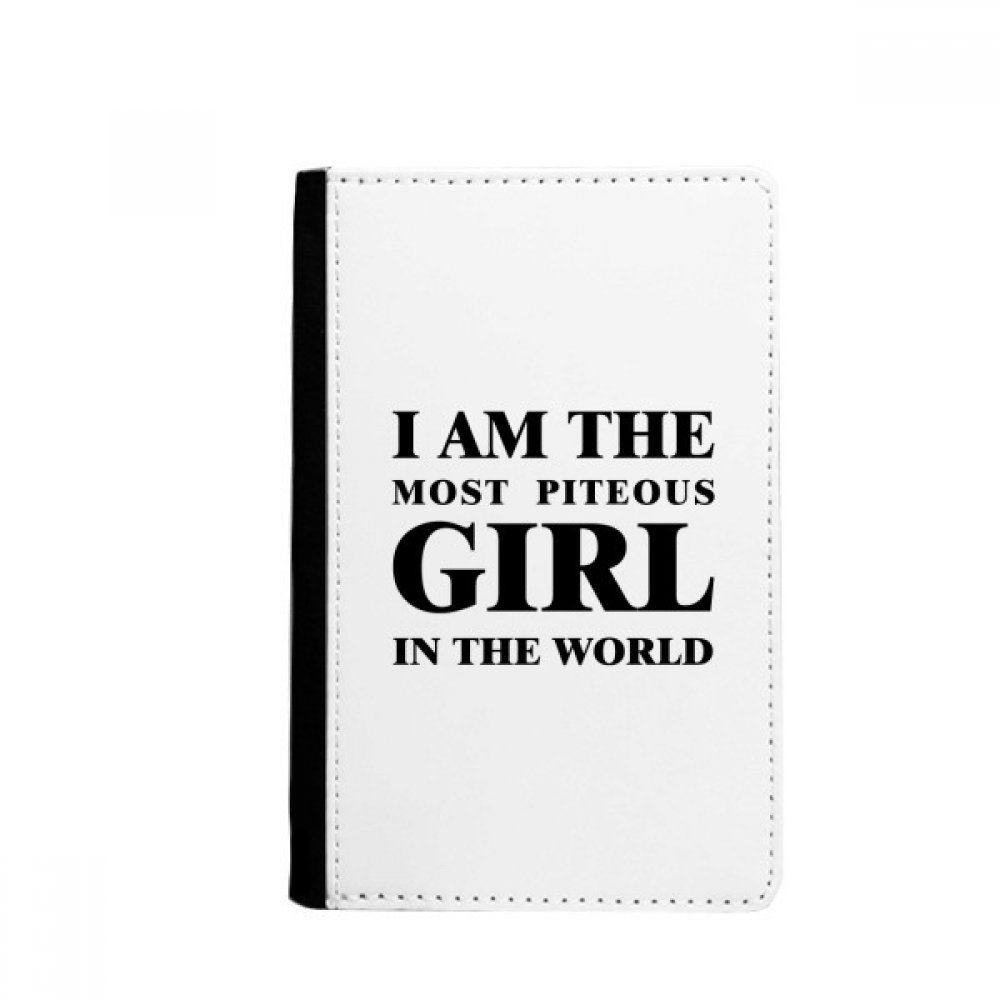 I Am The Piteous Girl Passport Holder Notecase Burse Wallet Cover Card Purse