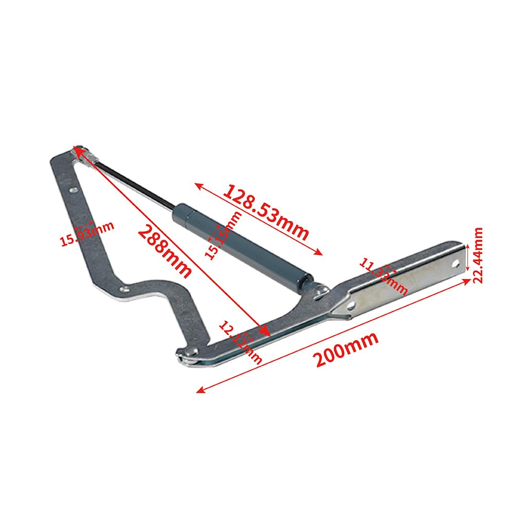 Lot de 2 supports de charnière à gaz pour boîtes de rangement Keter Borneo 416L Brushwood 454L Brightwood 454 L Sumatra 511L Westwood 570L Rockwood 570L Rockwood 570L Pist