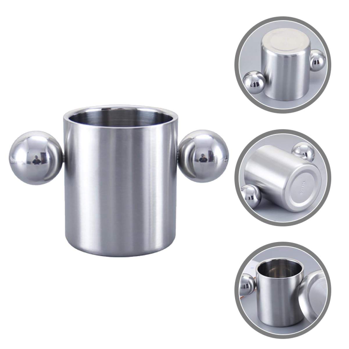 Hemobllo 2 Pièces Tasse de Camping Acier Inoxydable avec Mug Étanche Portable pour Randonnée pour Boissons