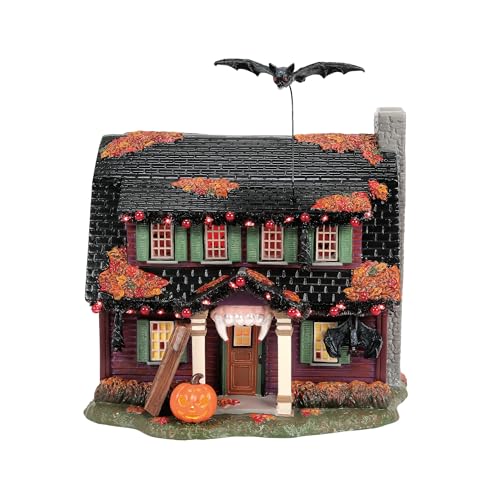 Department 56 Snow Village Halloween The Vampire House Light Up Building 7.87 Inch Multicolor