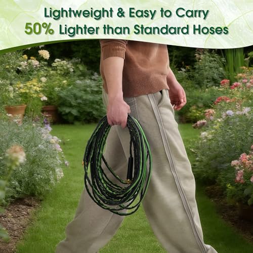 45% de descuento en manguera de jardín Aterr con boquilla de 10 patrones