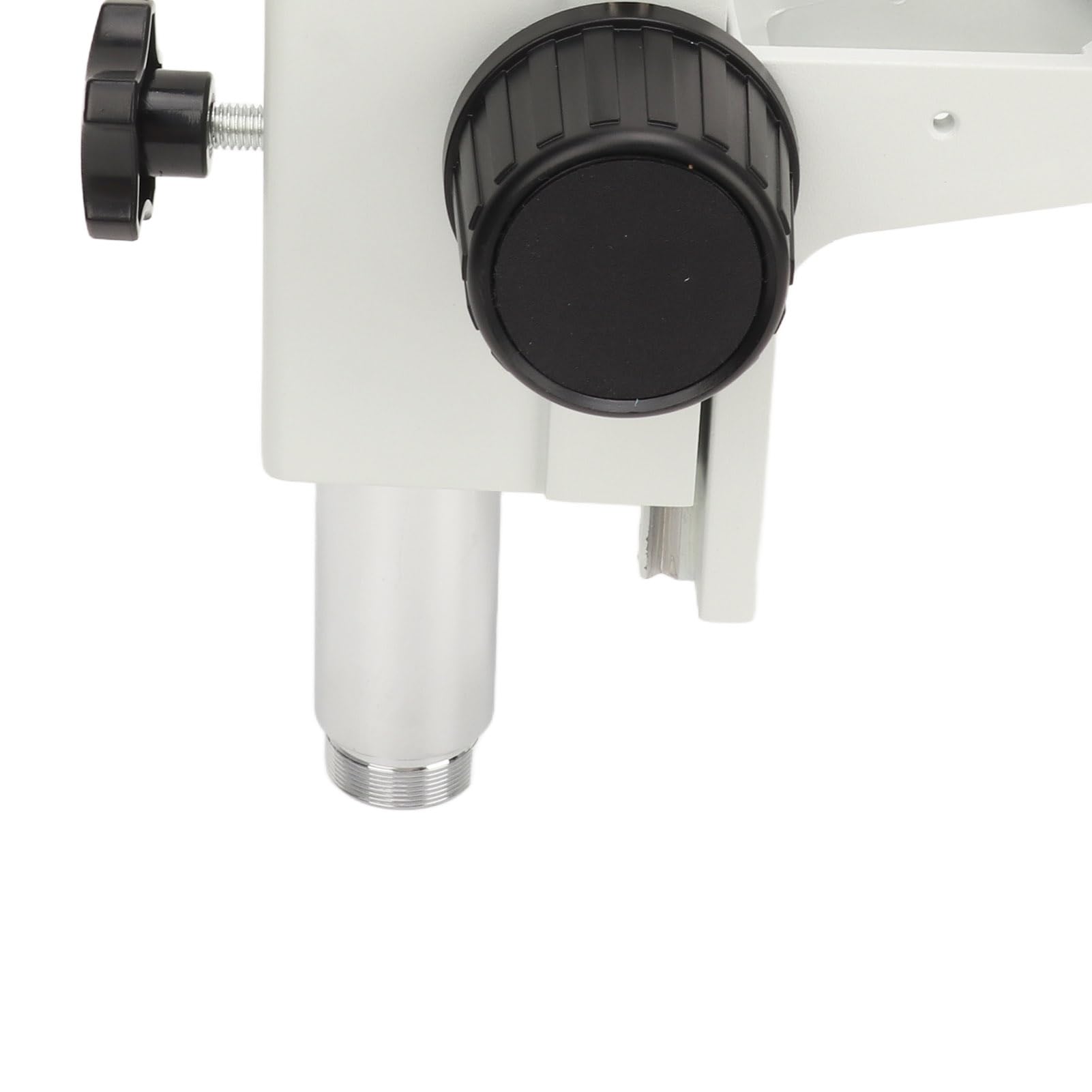 Microscopio Estéreo Trinocular, Microscopio con Zoom Estéreo de Silicona ABS, Aumento de 7X a 45X, Objetivo de 0,7X a 4,5X, Ocular 10X para Reparación y Soldadura de Electrónica