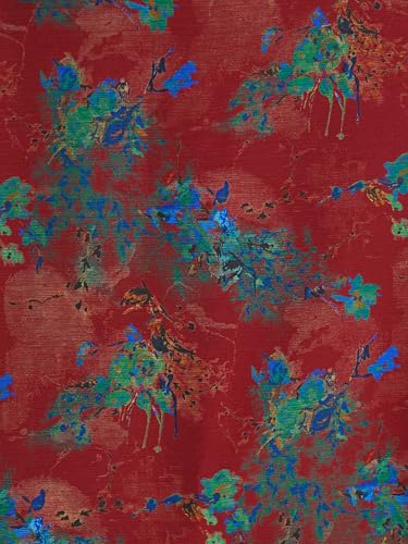 Image of Garden Vareli Nara Chiffon Abstract Floral Print Saree
