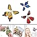 Magic Fairy Flying in The Book Butterfly Rubber Band Powered Wind Up Butterfly Card Great Surprise Gift (6pc)