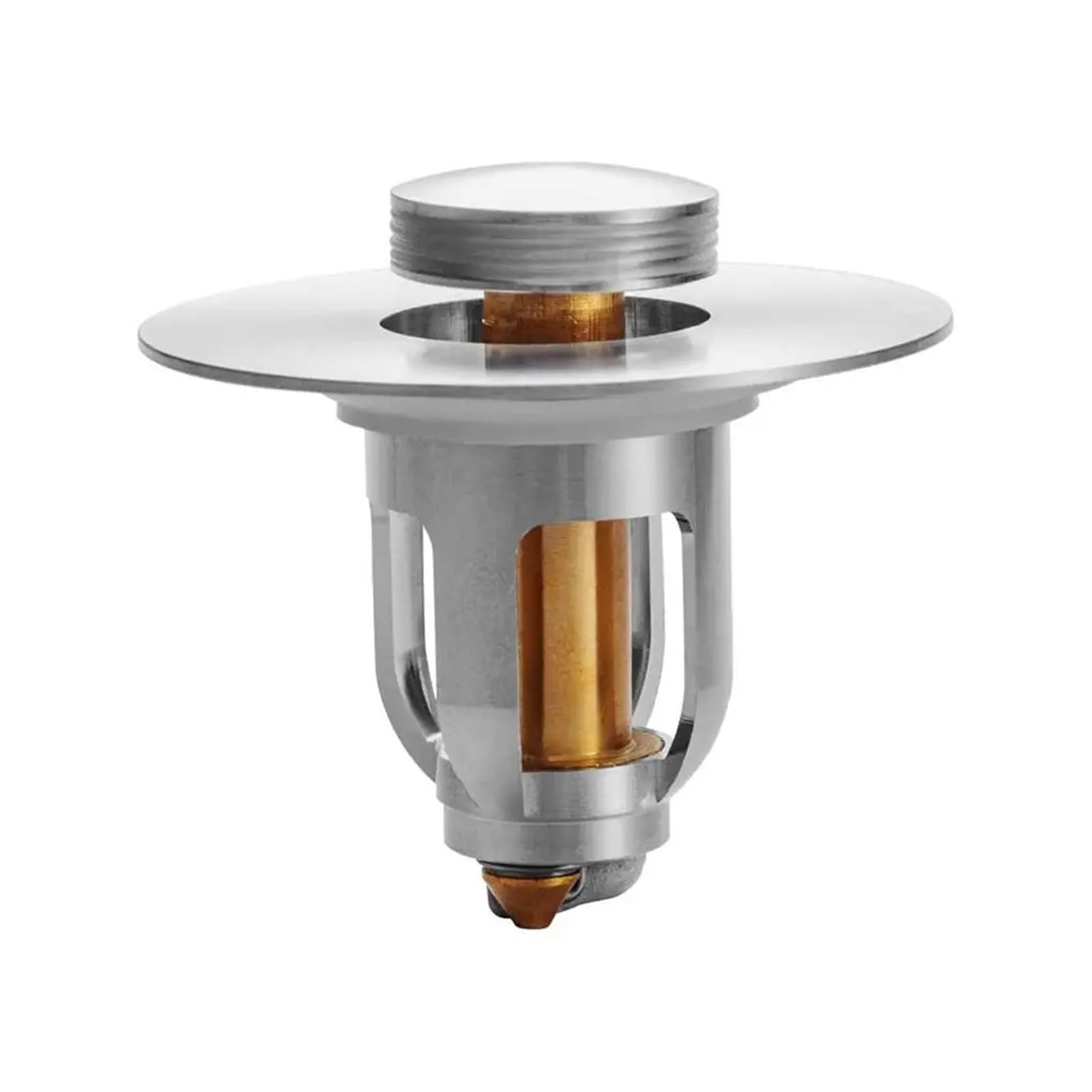 Kitchen Sink Strainer Stainless Steel Plug Anti-Clogging Drain Filter for For Bathtub
