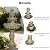 Naturefalls 42.5" Water Fountain Outdoor - Large Waterfall Fountain Outside, 3-Tiers Cascading, Fiber Reinforced Concrete, Indoor and Outdoor Fountain for Garden, Patio, Backyard, Lawn, Yard Decor