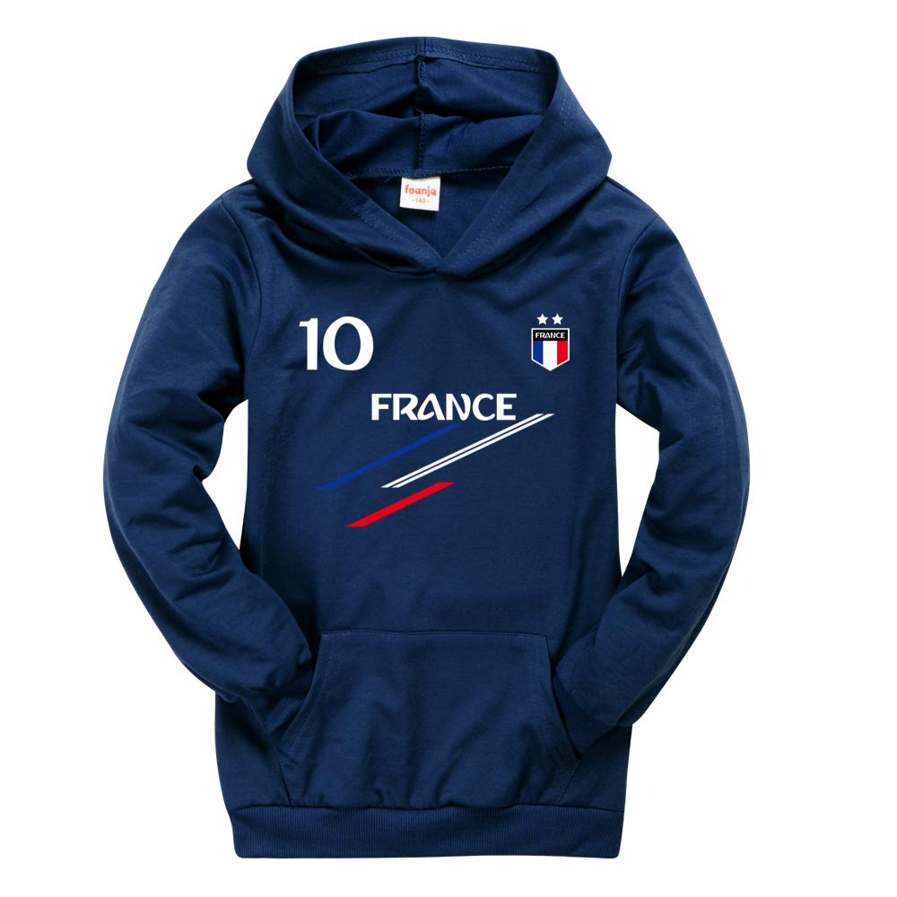 Jogging Enfant De Football France 2 étoiles Sweats à Capuche Survêtements garçon Sweats à Capuche Pantalons de Sport