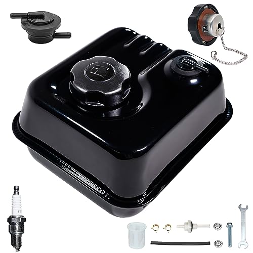 JMCHstore Gas Fuel Tank w/Roll Over Valve for Predator 212 6.5HP Hemi Engine For Harbor Freight Loncin Motor 210FA 212cc Engine Modle OEM Gas Tank Kit 60363