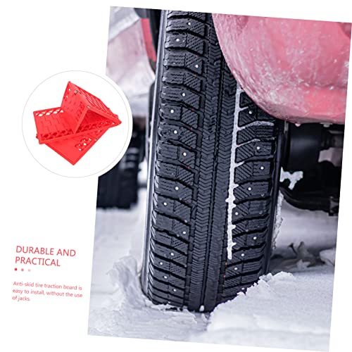 CRAFTHROU 1 Par De Prancha De Neve Pneus Off Road Mudflaps Caminhão Grabber Reacher Ferramenta Pneu