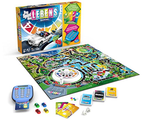 Hasbro A6769100 - Spiel des Lebens Banking, Familien-Brettspiel, deutsche Version – Bild 5