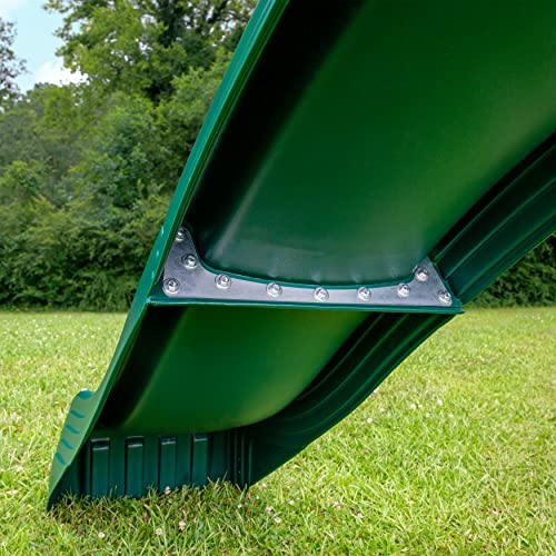 Swing-N-Slide Ws 5037 Two Piece Plastic Cool Wave Slide, Green #TOP3