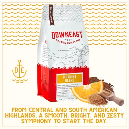 Downeast Coffee Roasters Café Molido Light Roast 12oz x6 miniatura 3