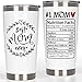 Breezy Valley #1 Mom Gifts Tumbler, Mothers Day Gifts for Moms from Daughter Son Husband - Best Mom Ever Birthday Gift for Mom Grandma, Number One Nutrition Facts Coffee Tumbler Cup 20oz
