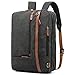 Produktbild CoolBELL umwandelbar Aktentasche Rucksack Messenger Bag 15,6 Zoll Laptoptasche Herren Business Umhängetasche Mehrzweck Arbeitastasche Reisen Backpack Notebook Schultertasche(Canvas Schwarz)