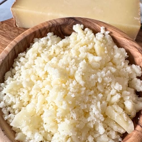 【DELICIOSA】削りたて 無添加 コンテ 24ヶ月熟成 AOP 粉チーズ 無殺菌乳 グラスフェッド チーズ 粒状 旨味たっぷり ハードチーズ Comte 24M Grated Grassfed Cheese No Additives, For Ris