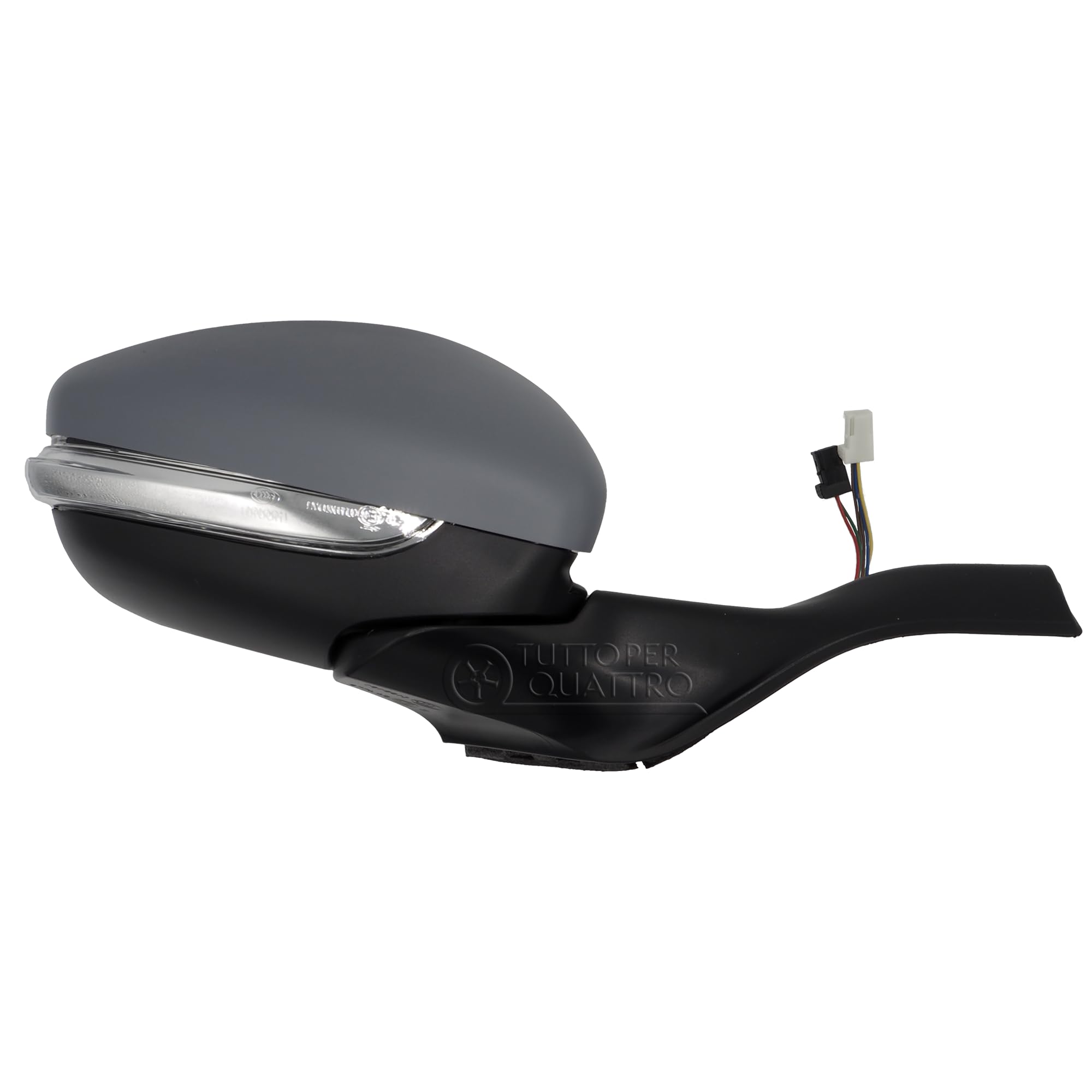 Specchietto Retrovisore Destro per Peugeot 2008 e 208, Dx termico, Con Freccia