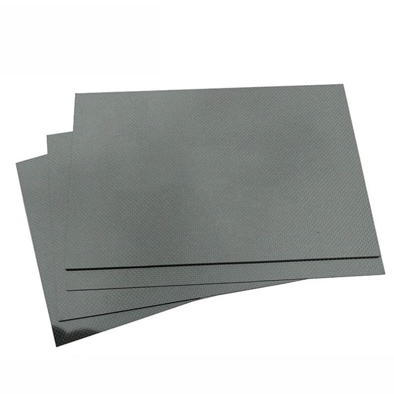300x500x(0.5-5) mm 3K Black Plain Weave Carbon Fiber Plate Sheet Glossy Carbon Fiber Board Panel High Composite RC Material