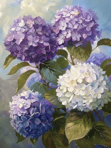 Peinture diamant fleurs pour offrir un kit créatif de broderie diamant complet