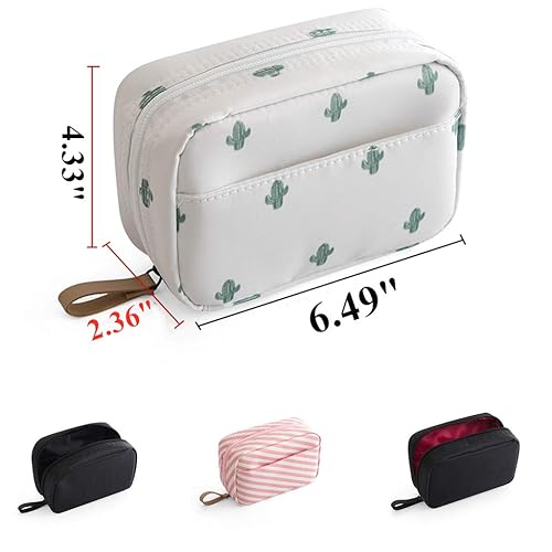 Miniatura 2 de Bolsa de maquillaje, bolsa de viaje, bolsa de cosméticos, bolsa organizadora de aseo personal, bolsa de accesorios de viaje., Negro
