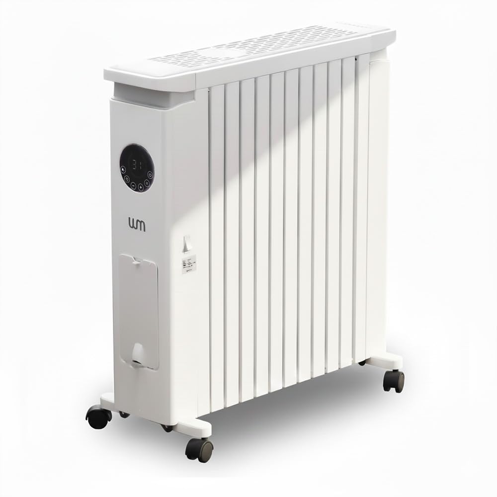 オイルヒーター エコモード付き ホワイト Amazon | WEIMALL オイルヒーター 省エネ 13畳 400W/800W/1200W 暖房